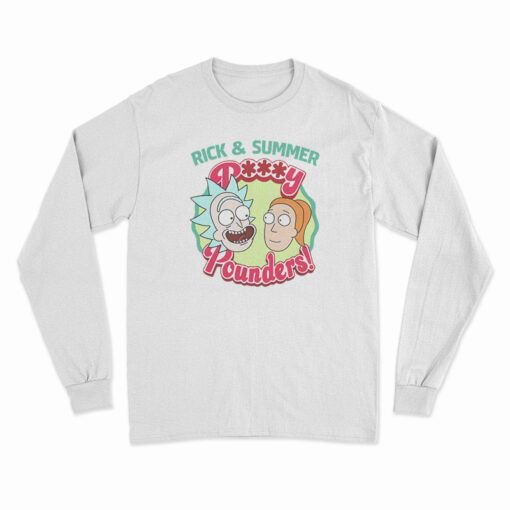 Rick and Summer Pussy Pounders Long Sleeve T-Shirt