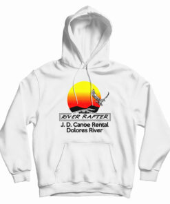 River Rafter J.D. Canoe Rental Dolores River Hoodie