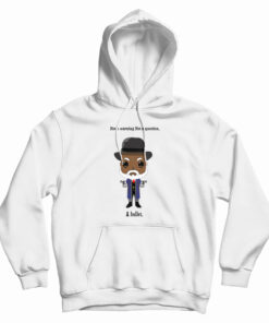 Samuel Jackson Not A Warning Not A Question Just A Bullet Hoodie
