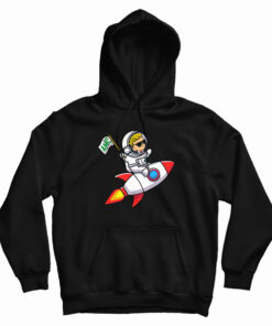 Spaceship To The Moon AMC Stock Investor Hoodie