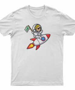 Spaceship To The Moon AMC Stock Investor T-Shirt