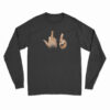 Asap Rocky's Fuck You Hands Symbol Long Sleeve T-Shirt