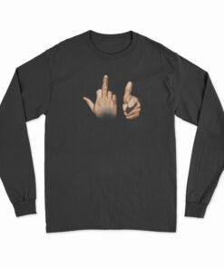 Asap Rocky's Fuck You Hands Symbol Long Sleeve T-Shirt
