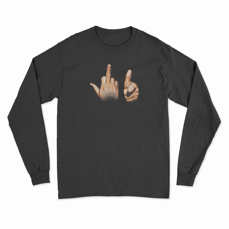 Asap Rocky's Fuck You Hands Symbol Long Sleeve T-Shirt