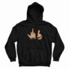 Asap Rocky's Fuck You Hands Symbol Hoodie