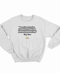 Blue Collar Harvey Keitel Big Mac Sweatshirt