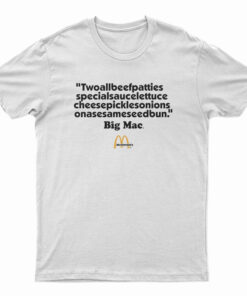 Blue Collar Harvey Keitel Big Mac T-Shirt