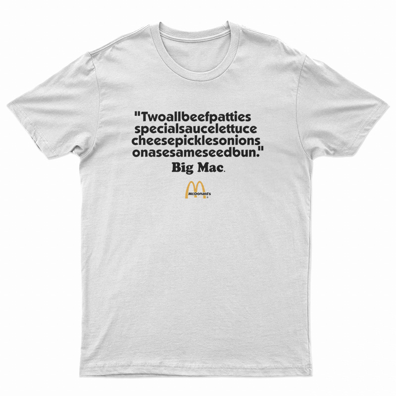 Blue Collar Harvey Keitel Big Mac T-Shirt