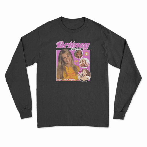 Britney Spears 90s Vintage Long Sleeve T-Shirt