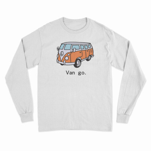 Car And Letter Van Go Long Sleeve T-Shirt