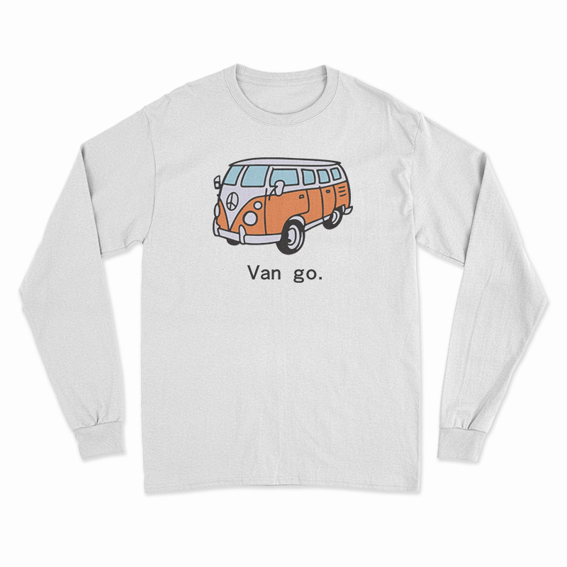 Car And Letter Van Go Long Sleeve T-Shirt