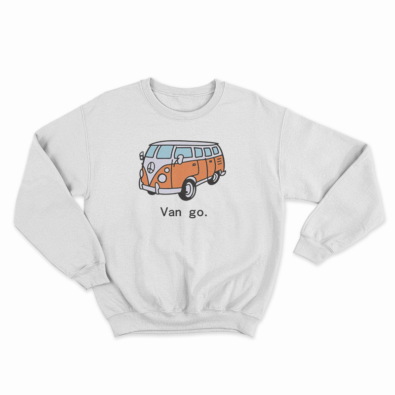 Car And Letter Van Go Sweatshirt