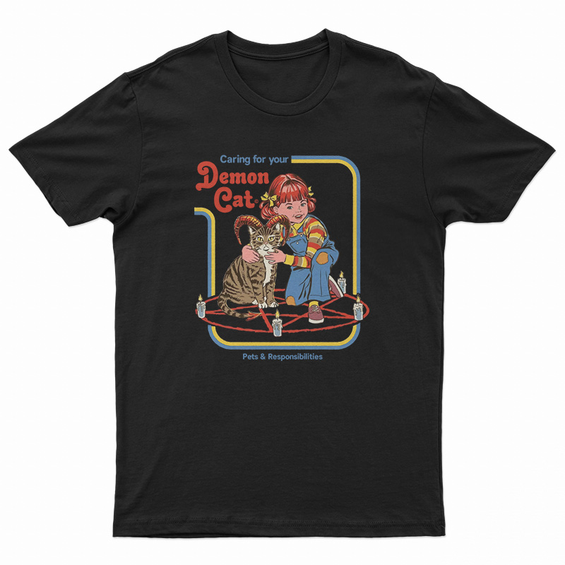 Caring For Your Demon Cat T-Shirt