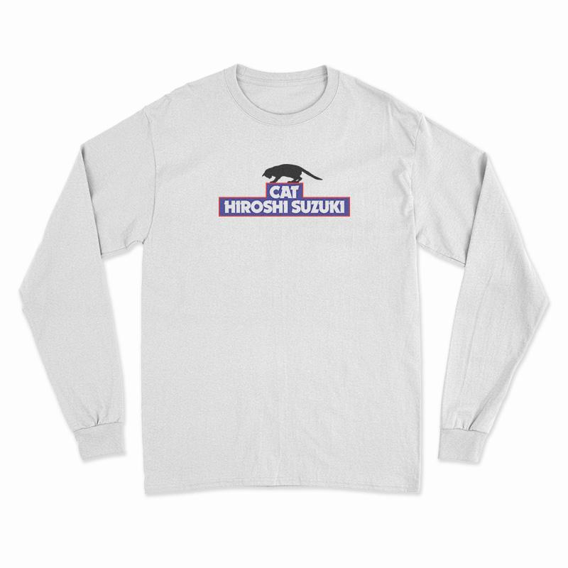 Cat Hiroshi Suzuki Long Sleeve T-Shirt