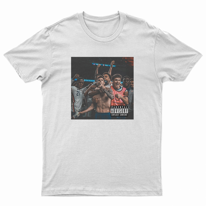 Christian Pulisic Celebration Parental Advisory T-Shirt