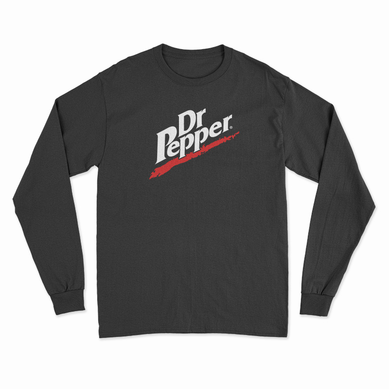 Dr Pepper Logo Long Sleeve T-Shirt