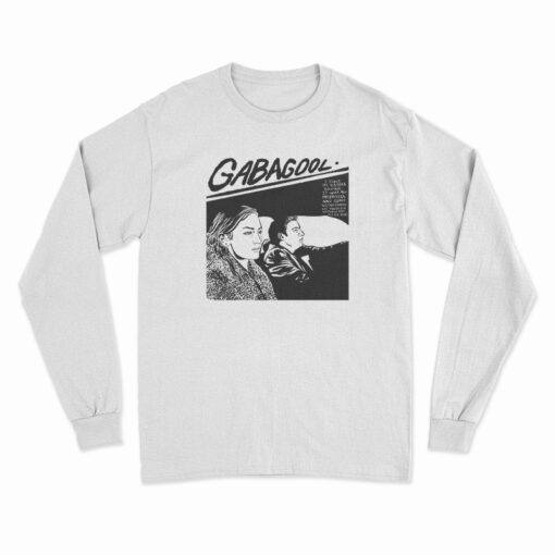 Gabagool Sopranos Sonic Youth Mashup Long Sleeve T-Shirt