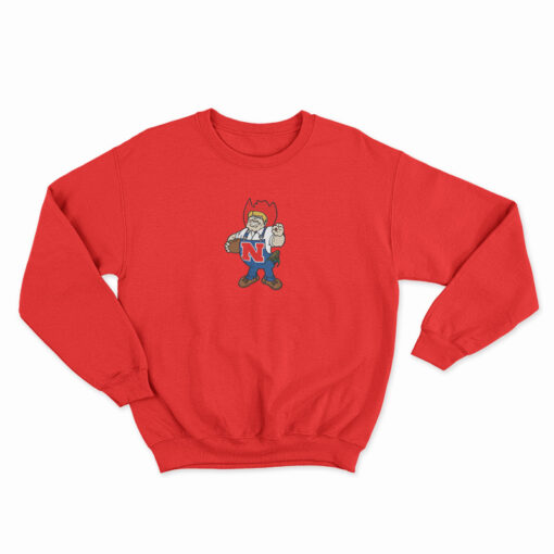 Herbie Husker Nebraska Cornhuskers Mascot Logo Sweatshirt