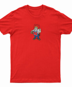 Herbie Husker Nebraska Cornhuskers Mascot Logo T-Shirt