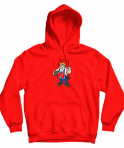 Herbie Husker Nebraska Cornhuskers Mascot Logo Hoodie