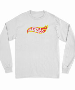 Hot Grabba Hot Wheels Logo Parody Long Sleeve T-Shirt