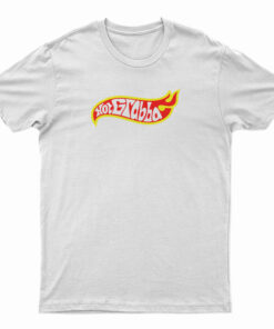 Hot Grabba Hot Wheels Logo Parody T-Shirt