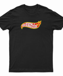Hot Grabba Hot Wheels Logo Parody T-Shirt