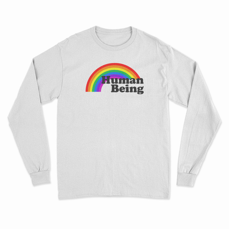 Human Being Rainbow Long Sleeve T-Shirt