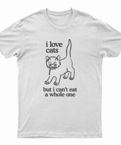 I Love Cats But I Can't Eat A Whole One T-Shirt