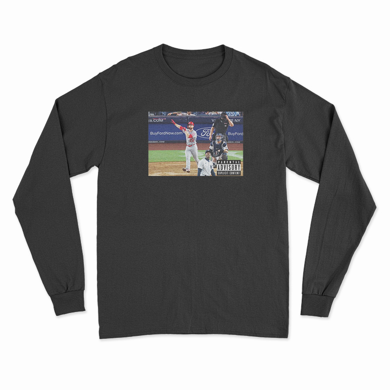 Jared Walsh Parental Advisory Long Sleeve T-Shirt