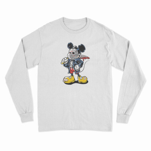 Jason Voorhees Mickey Mouse Long Sleeve T-Shirt