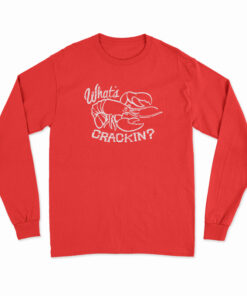 John B's What's Crackin Lobster Long Sleeve T-Shirt