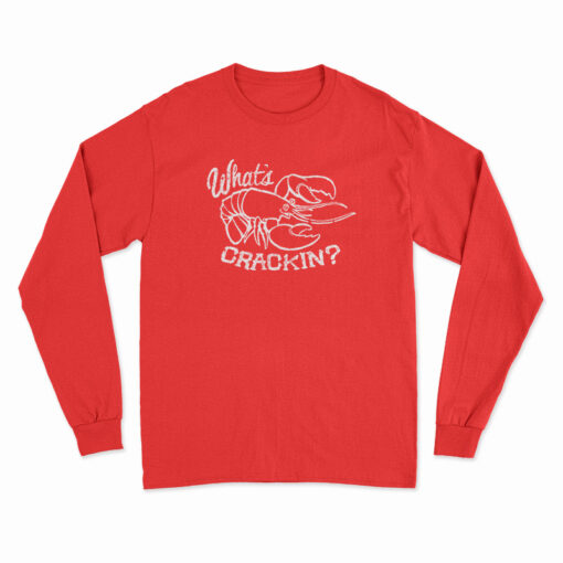 John B's What's Crackin Lobster Long Sleeve T-Shirt