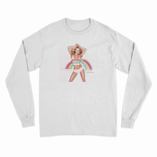 Mariah Carey Rainbow Album Long Sleeve T-Shirt