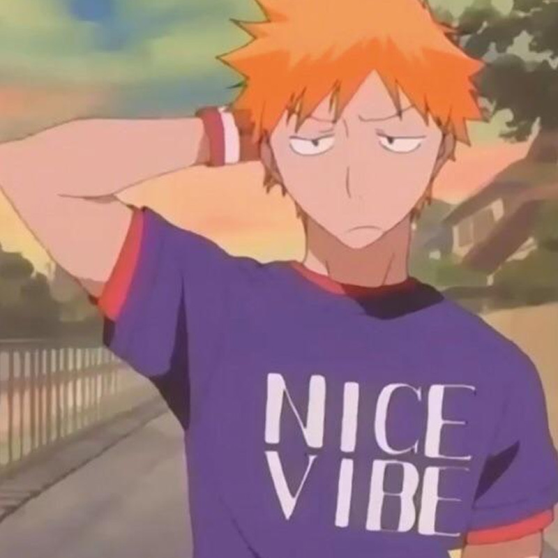 Nice Vibe Ichigo Bleach T-Shirt