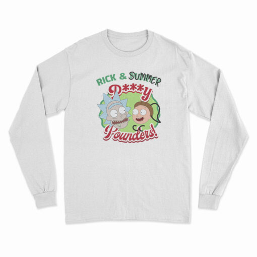 Rick And Morty Summer Pussy Pounders Long Sleeve T-Shirt