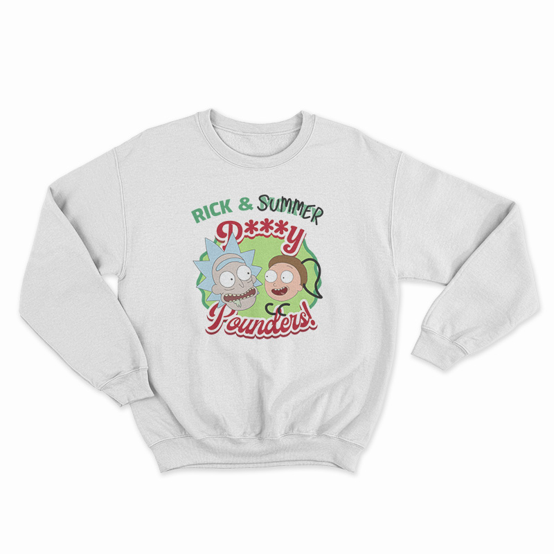 Rick And Morty Summer Pussy Pounders Sweatshirt