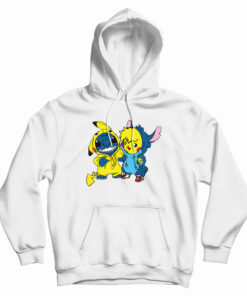 Stitch And Pikachu Hoodie