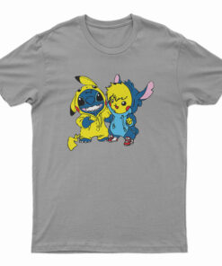 Stitch And Pikachu T-Shirt