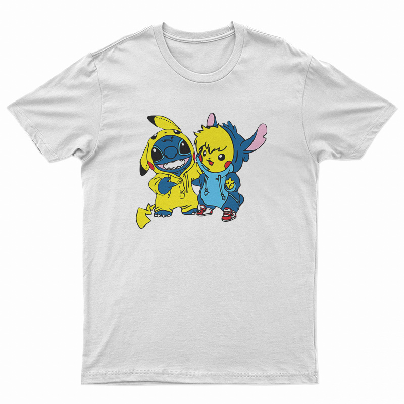 Stitch And Pikachu T-Shirt