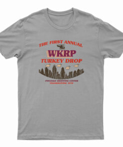 The First Annual WKRP Turkey Drop T-Shirt