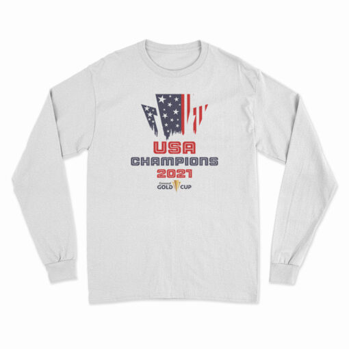 USA Champions 2021 Gold Cup Concacaf Long Sleeve T-Shirt