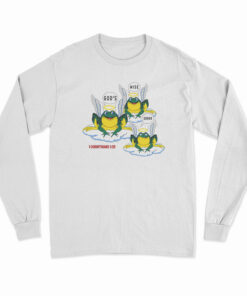 Vintage God’s Wiser Frog 1 Corinthians 1:25 Long Sleeve T-Shirt