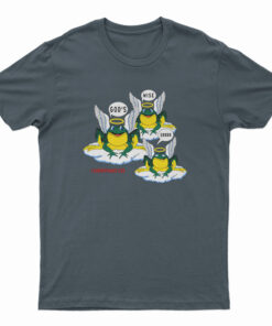 Vintage God’s Wiser Frog 1 Corinthians 1:25 T-Shirt