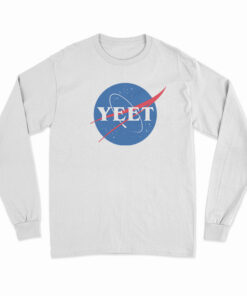 Yeet Nasa Logo Parody Long Sleeve T-Shirt