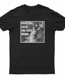 lEMUR Everyone Calm The Fuck Down T-Shirt