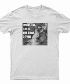 lEMUR Everyone Calm The Fuck Down T-Shirt