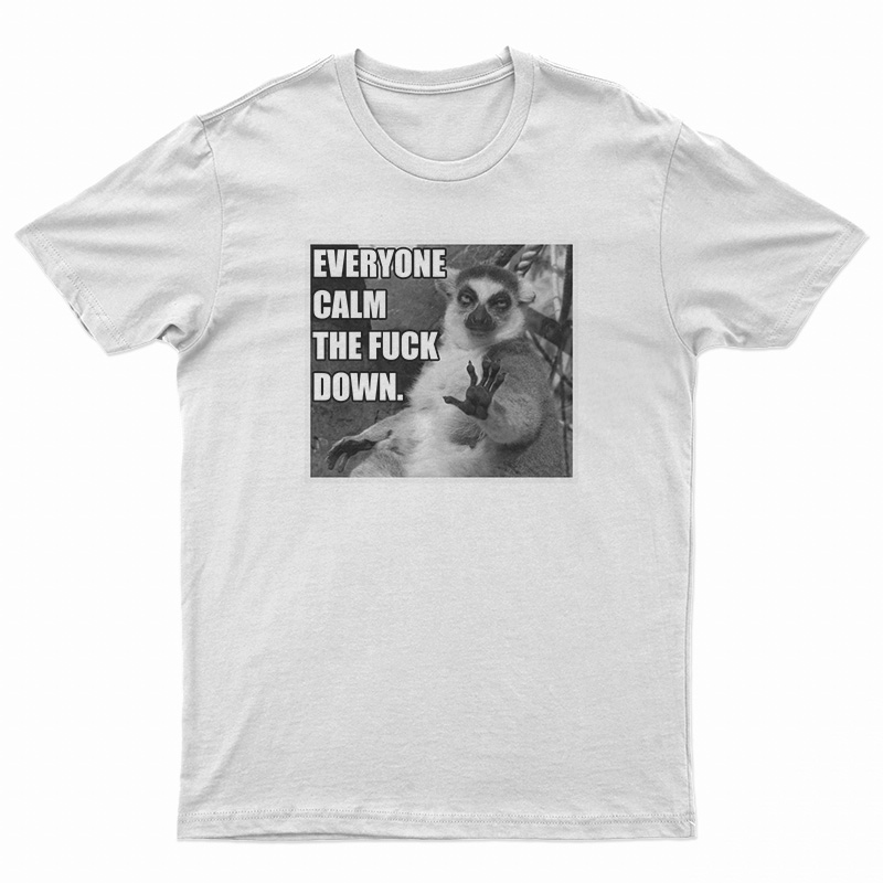 lEMUR Everyone Calm The Fuck Down T-Shirt