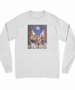 Amanda Serrano Puerto Rican Boxing Legends Long Sleeve T-Shirt
