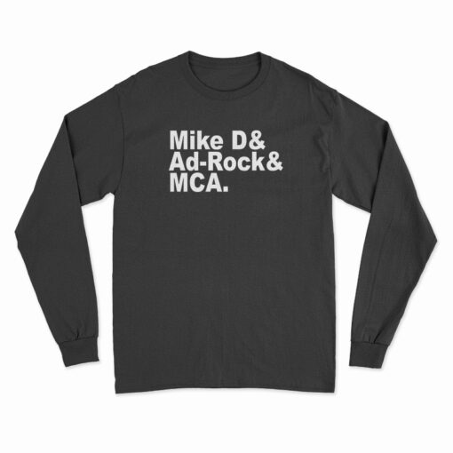 Beastie Boys Mike D Ad-Rock MCA Long Sleeve T-Shirt